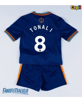Newcastle United Sandro Tonali #8 Echipament de Fotbal Replică 2025-26 Copii Treilea (+ Șorturi)